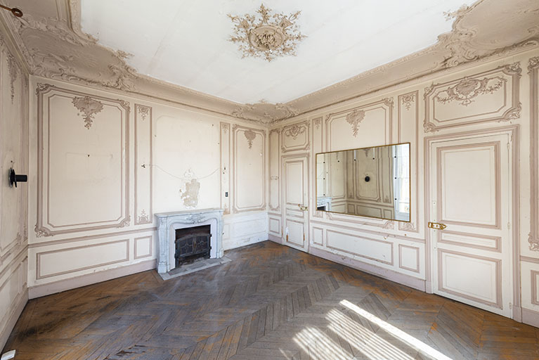 Rez-de-chaussée, salle à manger. © Jérôme Mongreville / Région Bourgogne-Franche-Comté, Inventaire du patrimoine - 2018