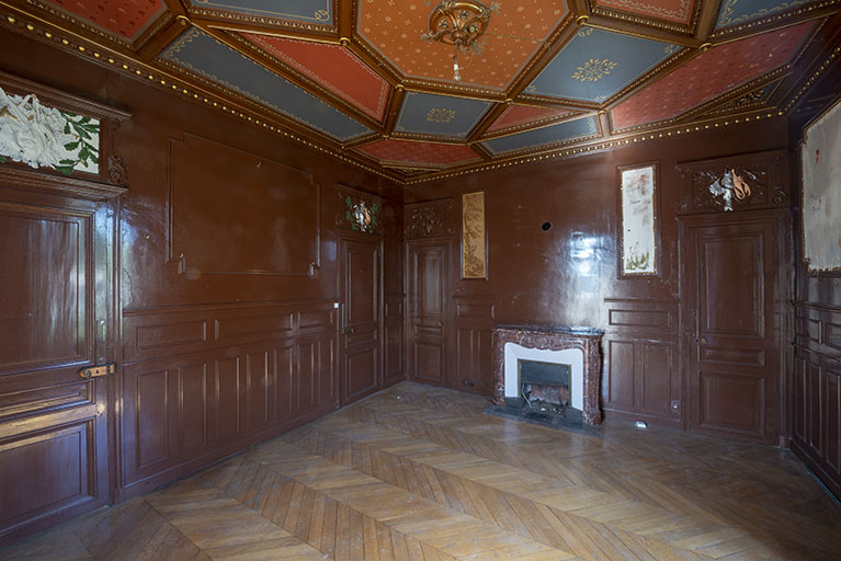 salon © Jérôme Mongreville / Région Bourgogne-Franche-Comté, Inventaire du patrimoine - 2018