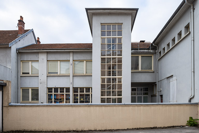 Façade sur cour. © Jérôme Mongreville / Région Bourgogne-Franche-Comté, Inventaire du patrimoine - 2019