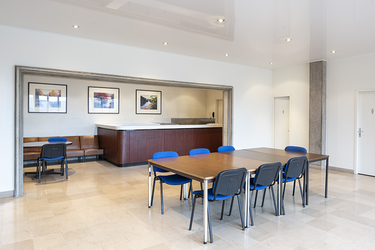 1er étage, corps central : cantine. © Sonia Dourlot / Région Bourgogne-Franche-Comté, Inventaire du patrimoine - 2019