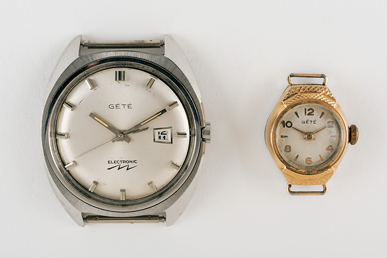Montres Gété. (Fonds Horloger de Battant). © Sonia Dourlot / Région Bourgogne-Franche-Comté, Inventaire du patrimoine - 2019 Montres Gété. (Fonds Horloger de Battant). © Sonia Dourlot / Région Bourgogne-Franche-Comté, Inventaire du patrimoine - 2019