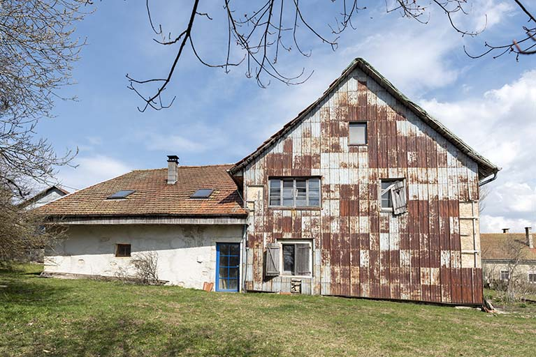 Façade ouest. © Sonia Dourlot / Région Bourgogne-Franche-Comté, Inventaire du patrimoine - 2019