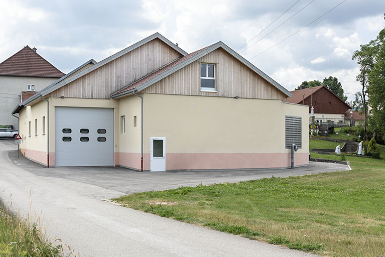 Façade postérieure. © Sonia Dourlot / Région Bourgogne-Franche-Comté, Inventaire du patrimoine - 2019