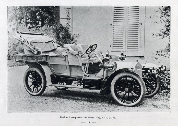 Phaéton [Rossel] à strapontins sur châssis long, [1906-1907]. © Raphaël Favereaux / Région Bourgogne-Franche-Comté, Inventaire du patrimoine - 2020