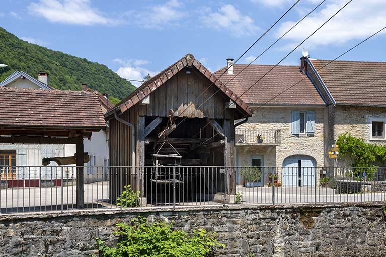 2020. Vue d'ensemble du transporteur automatique par cables. © Jérôme Mongreville / Région Bourgogne-Franche-Comté, Inventaire du patrimoine - 2020