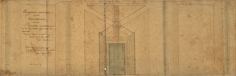 Navigation intérieure, Saône supérieure - Dérivations souterraines et de la partie adjacente des tranchées (1838).  © Jérôme Mongreville / Région Bourgogne-Franche-Comté, Inventaire du patrimoine - 2020 Navigation intérieure, Saône supérieure - Dérivations souterraines et de la partie adjacente des tranchées (1838).  © Jérôme Mongreville / Région Bourgogne-Franche-Comté, Inventaire du patrimoine - 2020