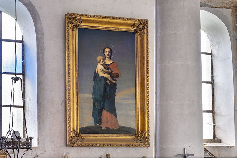 Vue d'ensemble depuis le vaisseau central de la nef. © Jérôme Mongreville / Région Bourgogne-Franche-Comté, Inventaire du patrimoine - 2020