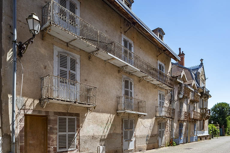  balcon © Jérôme Mongreville / Région Bourgogne-Franche-Comté, Inventaire du patrimoine - 2020