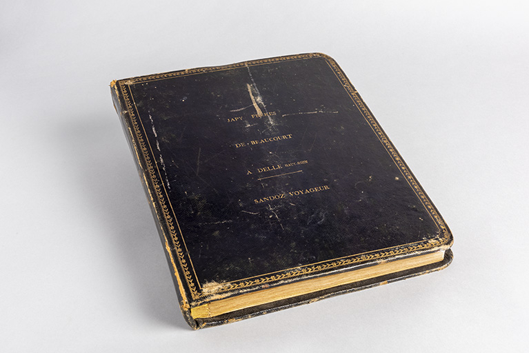 Japy Frères de Beaucourt à Delle Haut-Rhin. Sandoz voyageur, catalogue [1ère de couverture], 1835. © Sonia Dourlot / Région Bourgogne-Franche-Comté, Inventaire du patrimoine - 2020