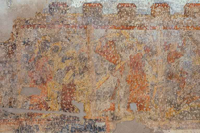 peinture monumentale © Jérôme Mongreville / Région Bourgogne-Franche-Comté, Inventaire du patrimoine - 2021