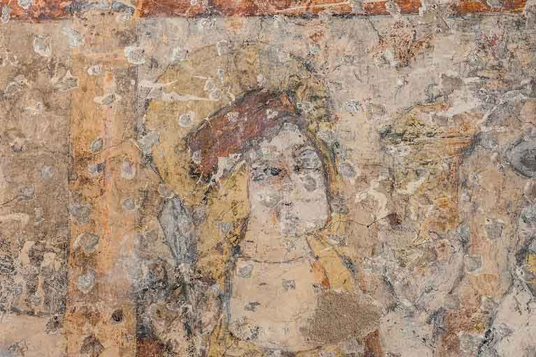 peinture monumentale © Jérôme Mongreville / Région Bourgogne-Franche-Comté, Inventaire du patrimoine - 2021