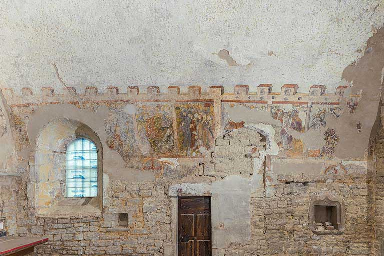 peinture monumentale © Jérôme Mongreville / Région Bourgogne-Franche-Comté, Inventaire du patrimoine - 2021