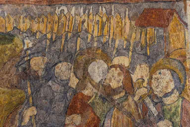 peinture monumentale © Jérôme Mongreville / Région Bourgogne-Franche-Comté, Inventaire du patrimoine - 2021