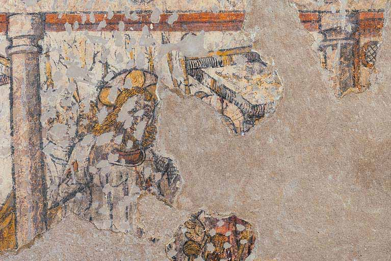 peinture monumentale © Jérôme Mongreville / Région Bourgogne-Franche-Comté, Inventaire du patrimoine - 2021