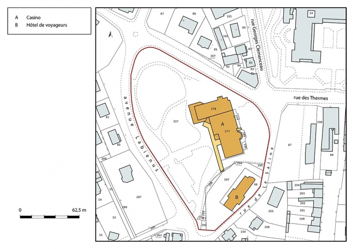 maison casino © Pierre-Marie Barbe-Richaud / Région Bourgogne-Franche-Comté, Inventaire du patrimoine - 2021  maison casino © Pierre-Marie Barbe-Richaud / Région Bourgogne-Franche-Comté, Inventaire du patrimoine - 2021