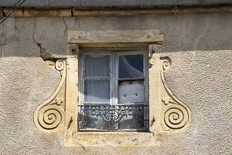  maison décor d'architecture © Jérôme Mongreville / Région Bourgogne-Franche-Comté, Inventaire du patrimoine - 2021