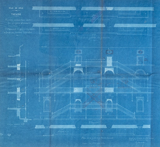 théâtre © Jérôme Mongreville, Eugène Bouveret / Région Bourgogne-Franche-Comté, Inventaire du patrimoine - 2022  théâtre © Jérôme Mongreville, Eugène Bouveret / Région Bourgogne-Franche-Comté, Inventaire du patrimoine - 2022