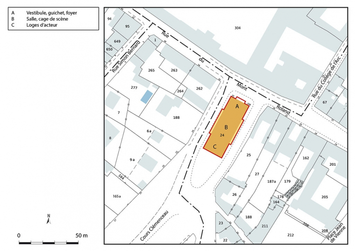 théâtre © Aline Thomas / Région Bourgogne-Franche-Comté, Inventaire du patrimoine - 2022  théâtre © Aline Thomas / Région Bourgogne-Franche-Comté, Inventaire du patrimoine - 2022