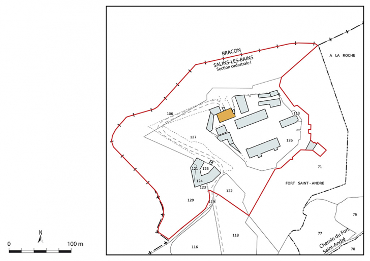 fort logement © Aline Thomas / Région Bourgogne-Franche-Comté, Inventaire du patrimoine - 2022  fort logement © Aline Thomas / Région Bourgogne-Franche-Comté, Inventaire du patrimoine - 2022