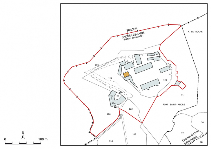 fort poudrière © Aline Thomas / Région Bourgogne-Franche-Comté, Inventaire du patrimoine - 2022  fort poudrière © Aline Thomas / Région Bourgogne-Franche-Comté, Inventaire du patrimoine - 2022