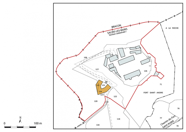 fort demi-lune © Aline Thomas / Région Bourgogne-Franche-Comté, Inventaire du patrimoine - 2022  fort demi-lune © Aline Thomas / Région Bourgogne-Franche-Comté, Inventaire du patrimoine - 2022