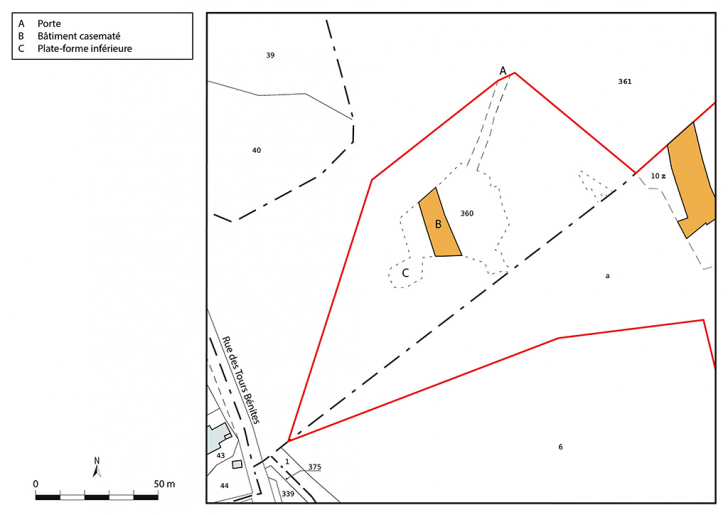 fort redoute © Aline Thomas / Région Bourgogne-Franche-Comté, Inventaire du patrimoine - 2022  fort redoute © Aline Thomas / Région Bourgogne-Franche-Comté, Inventaire du patrimoine - 2022