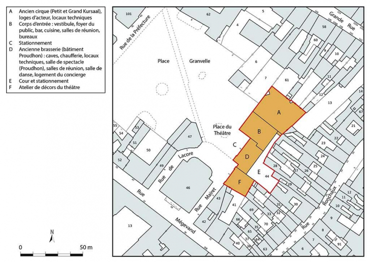 salle de spectacle © Aline Thomas / Région Bourgogne-Franche-Comté, Inventaire du patrimoine - 2023  salle de spectacle © Aline Thomas / Région Bourgogne-Franche-Comté, Inventaire du patrimoine - 2023