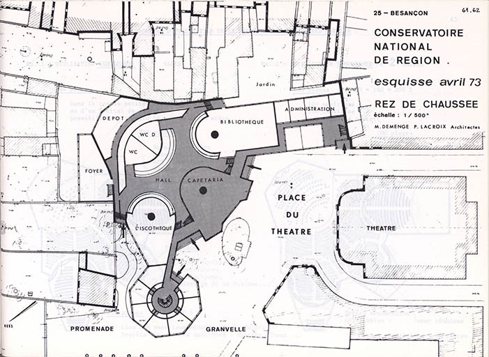salle de spectacle © Paul Lacroix / Région Bourgogne-Franche-Comté, Inventaire du patrimoine - 2023  salle de spectacle © Paul Lacroix / Région Bourgogne-Franche-Comté, Inventaire du patrimoine - 2023