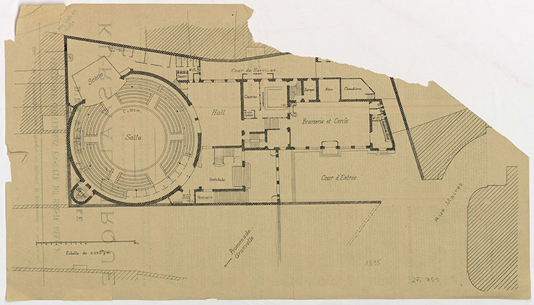 salle de spectacle © Laurent Poupard / Région Bourgogne-Franche-Comté, Inventaire du patrimoine - 2023  salle de spectacle © Laurent Poupard / Région Bourgogne-Franche-Comté, Inventaire du patrimoine - 2023