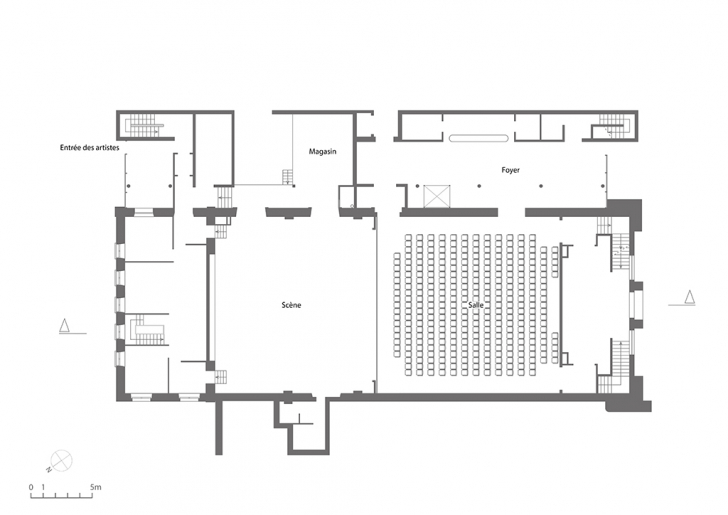  salle de spectacle © Aline Thomas / Région Bourgogne-Franche-Comté, Inventaire du patrimoine - 2023