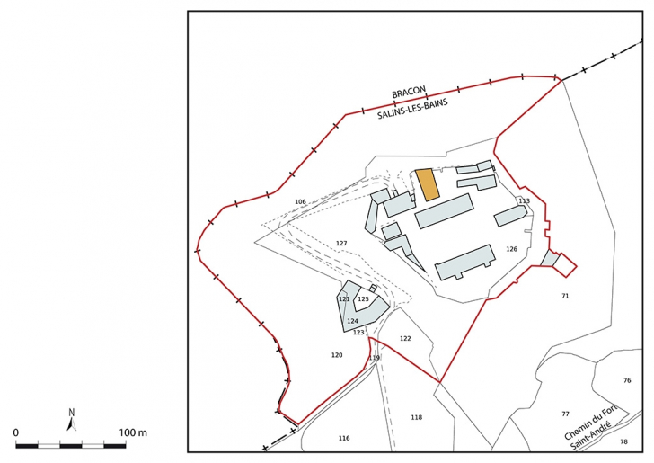 fort logement © Aline Thomas / Région Bourgogne-Franche-Comté, Inventaire du patrimoine - 2023  fort logement © Aline Thomas / Région Bourgogne-Franche-Comté, Inventaire du patrimoine - 2023