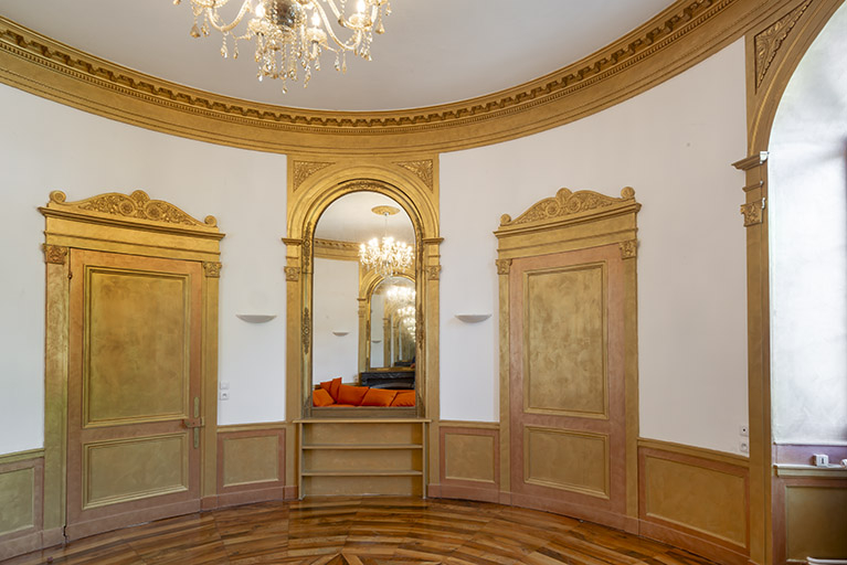 hôtel salon décor intérieur marqueterie © Jérôme Mongreville / Région Bourgogne-Franche-Comté, Inventaire du patrimoine - 2023  hôtel salon décor intérieur marqueterie © Jérôme Mongreville / Région Bourgogne-Franche-Comté, Inventaire du patrimoine - 2023