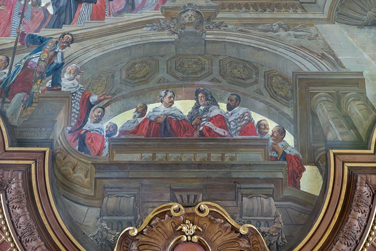  plafond peinture © Jérôme Mongreville / Région Bourgogne-Franche-Comté, Inventaire du patrimoine - 2024