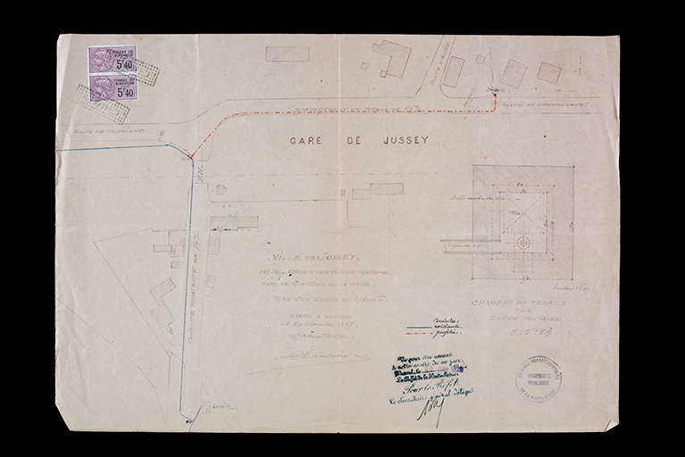 réseau urbain des eaux borne fontaine © Nicolas Waltefaugle / Région Bourgogne-Franche-Comté, Inventaire du patrimoine - 2025