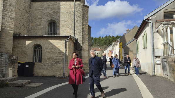 Visite du village de Chamboeuf © Région Bourgogne-Franche-Comté, 2023