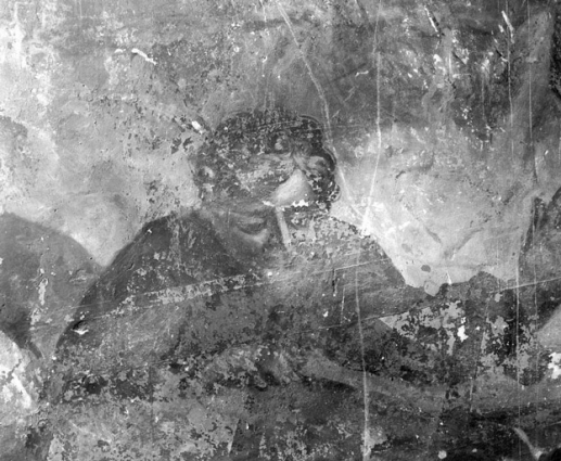 Personnage en bas à droite (1991). © Région Bourgogne-Franche-Comté, Inventaire du patrimoine