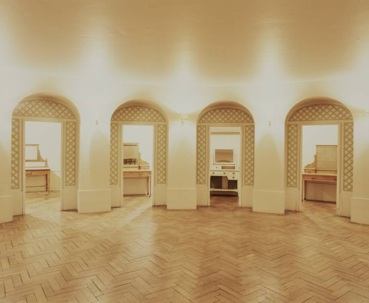 Sous-sol : loges d'acteur, en 1996. © Région Bourgogne-Franche-Comté, Inventaire du patrimoine