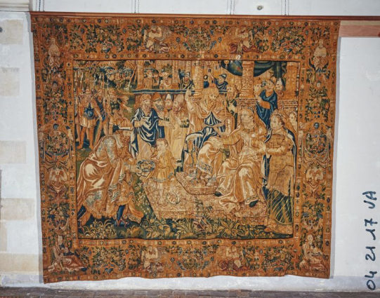 Pièce n°2 : Moïse enfant foulant la couronne de Pharaon. © Région Bourgogne-Franche-Comté, Inventaire du patrimoine Pièce n°2 : Moïse enfant foulant la couronne de Pharaon. © Région Bourgogne-Franche-Comté, Inventaire du patrimoine