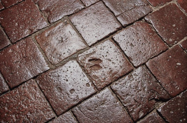 Traces de pattes d'animaux au sol de la chambre de Vienne. © Région Bourgogne-Franche-Comté, Inventaire du patrimoine Traces de pattes d'animaux au sol de la chambre de Vienne. © Région Bourgogne-Franche-Comté, Inventaire du patrimoine