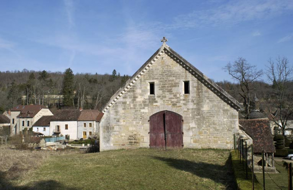 Cellier : mur pignon sud. © Région Bourgogne-Franche-Comté, Inventaire du patrimoine