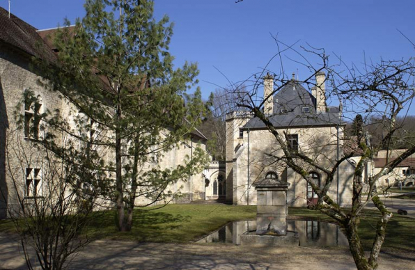 Bassin dit du Lion, au sud de l'aile orientale. © Région Bourgogne-Franche-Comté, Inventaire du patrimoine