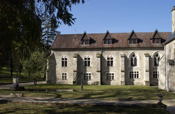Bâtiment du réfectoire : élévation ouest. © Région Bourgogne-Franche-Comté, Inventaire du patrimoine