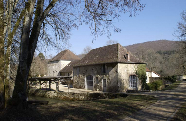 Bâtiment dit orangerie (au sud du moulin à eau) : élévations ouest et sud. © Région Bourgogne-Franche-Comté, Inventaire du patrimoine