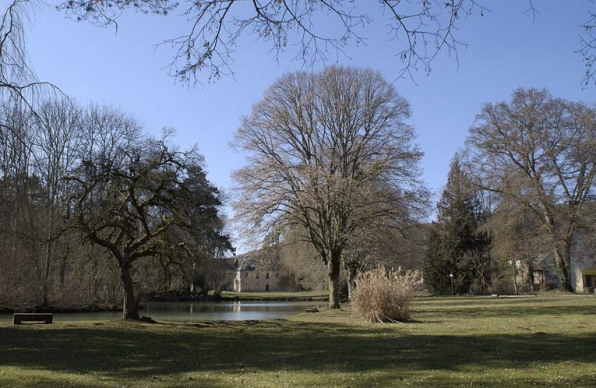Vue du parc. © Région Bourgogne-Franche-Comté, Inventaire du patrimoine
