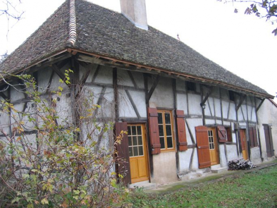 Vue d'ensemble de la façade. © Ecomusée de la Bresse Bourguignonne