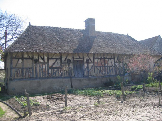 Vue d'ensemble de la façade postérieure. © Ecomusée de la Bresse Bourguignonne