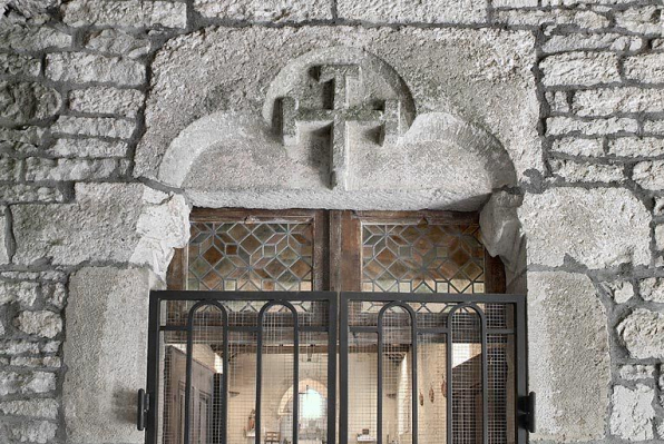 Tympan du portail. © Région Bourgogne-Franche-Comté, Inventaire du patrimoine