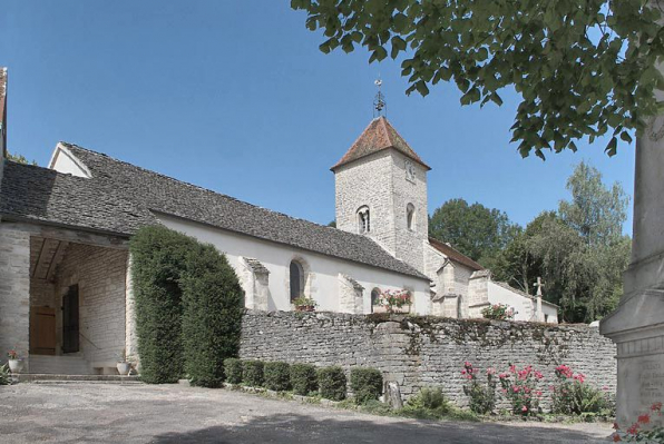 Porche et élévation sud. © Région Bourgogne-Franche-Comté, Inventaire du patrimoine