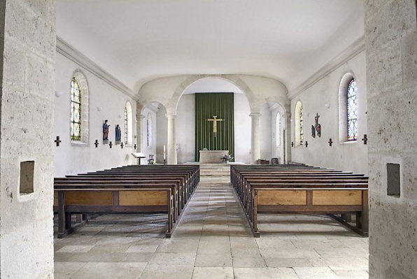 Vue d'ensemble depuis l'entrée. © Région Bourgogne-Franche-Comté, Inventaire du patrimoine
