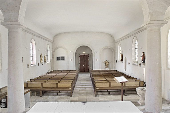 Vue d'ensemble depuis le choeur. © Région Bourgogne-Franche-Comté, Inventaire du patrimoine